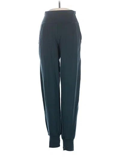 Pre-owned Athleta Track Pants In Teal