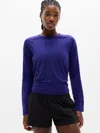 Athleta Trainknit Top In Blue