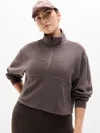 Athleta Tranquil Waffle 1/2 Zip Sweatshirt