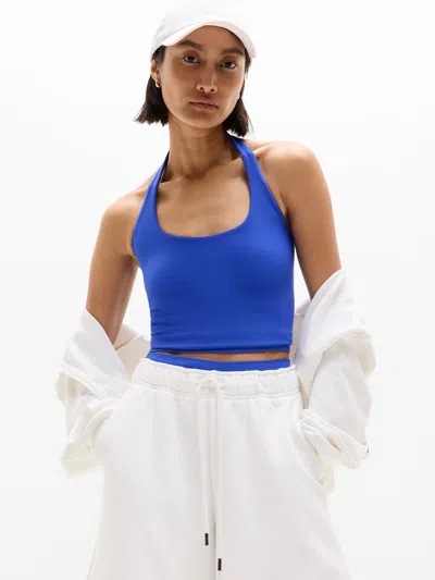 Athleta Transcend Halter In Blue