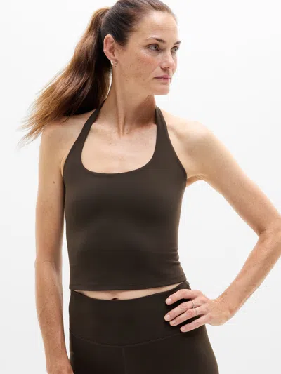 Athleta Transcend Halter In Brown