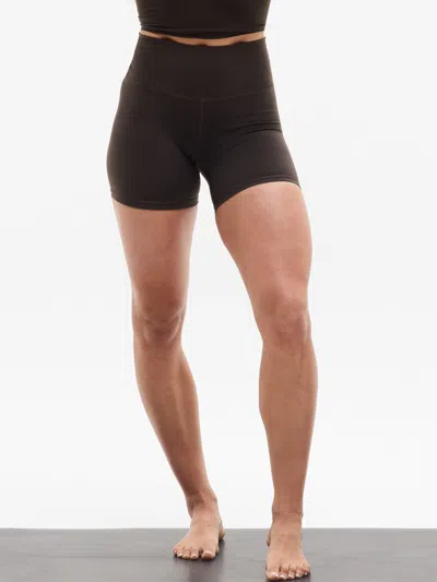 Athleta Transcend High Rise 5" Short In Brown