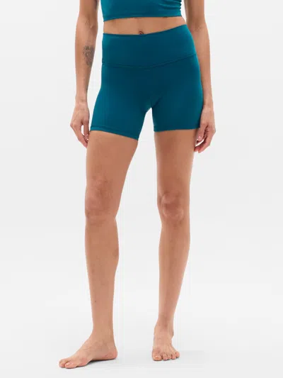 Athleta Transcend High Rise 5" Short In Blue