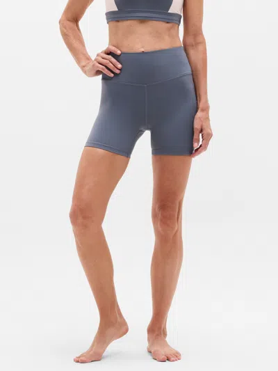 Athleta Transcend High Rise 5" Short In Gray