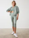 Athleta Transcend High Rise Capri In Gray