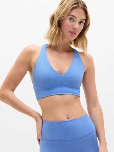 Athleta Transcend Longline Bra A-c In Waterfall