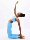 Athleta Transcend Micro Waist Legging In Blue