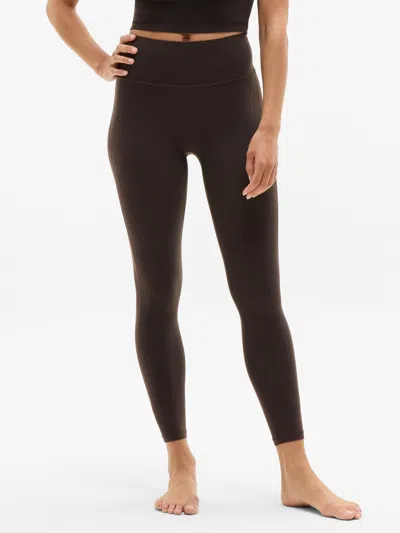 Athleta Transcend No Front Seam 7/8 Legging In Brown