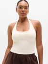 Athleta Transcend Picot Halter In White