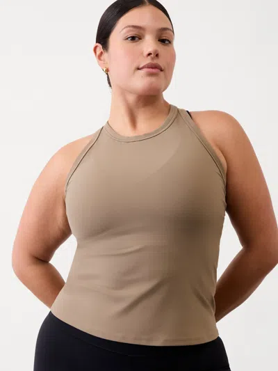 Athleta Transcend Racerback Tank In Pyrite