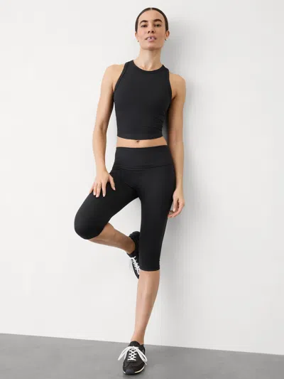Athleta Transcend Rib Crop In Black