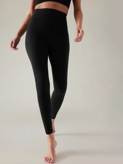 Athleta Transcend Stash Leggings In Black