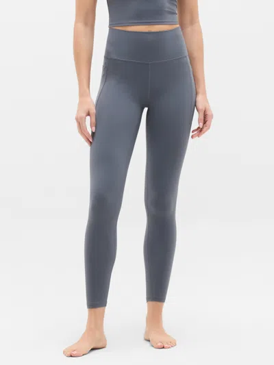 Athleta Transcend Stash High Rise Legging In Blue