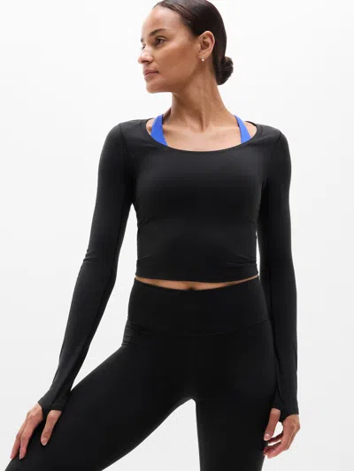 Athleta Transcend Top In Black