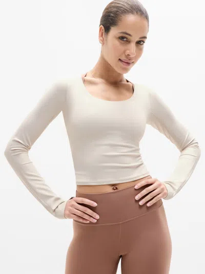 Athleta Transcend Top In Neutral