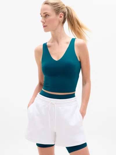 Athleta Transcend V-neck Crop Sports Bra A-c