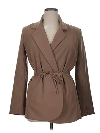 Pre-owned Athleta Trenchcoat In Brown