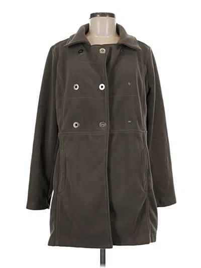 Pre-owned Athleta Trenchcoat In Brown