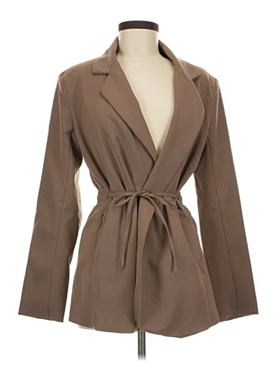 Pre-owned Athleta Trenchcoat In Brown