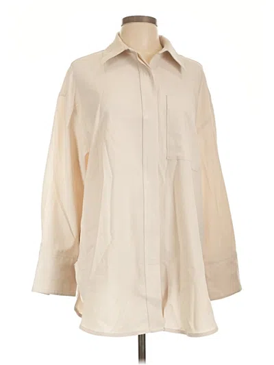 Pre-owned Athleta Trenchcoat In Ivory