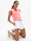 Athleta True Cotton Crop Tank In Mimosa Pink