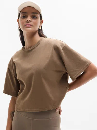 Athleta True Cotton Crop Tee