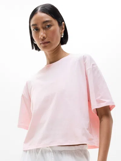 Athleta True Cotton Crop Tee