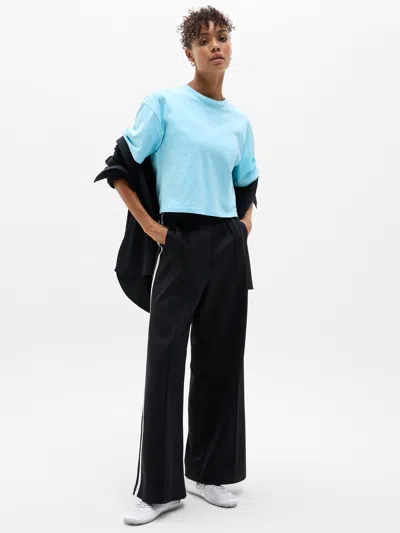 Athleta True Cotton Crop Tee In Blue