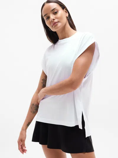 Athleta True Cotton Oversized Muscle Tee