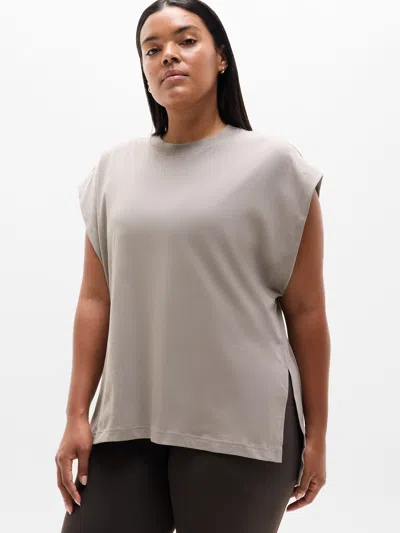 Athleta True Cotton Oversized Muscle Tee