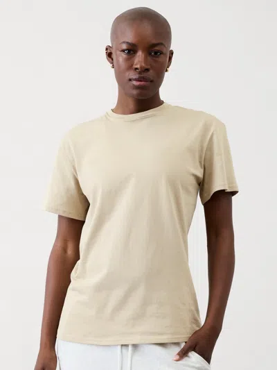 Athleta True Cotton Tee In Ecru