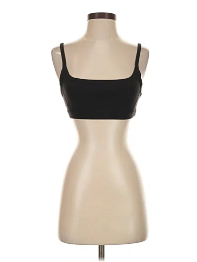 Pre-owned Athleta Tube Top Black Strapless Neckline Tops
