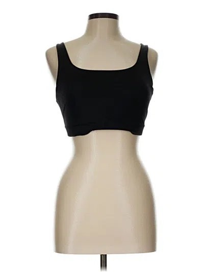 Pre-owned Athleta Tube Top Black Strapless Neckline Tops