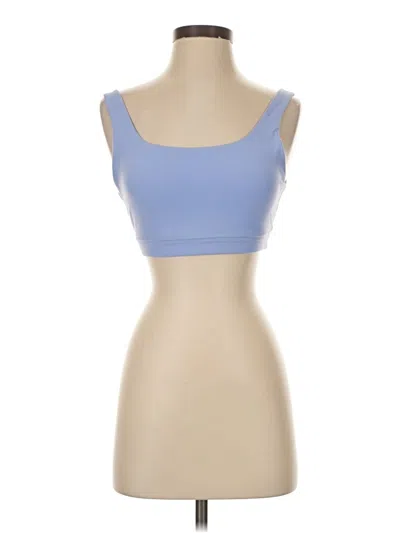 Pre-owned Athleta Tube Top Blue Strapless Neckline Tops