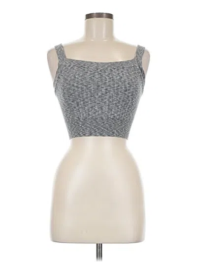 Pre-owned Athleta Tube Top Gray Strapless Neckline Tops