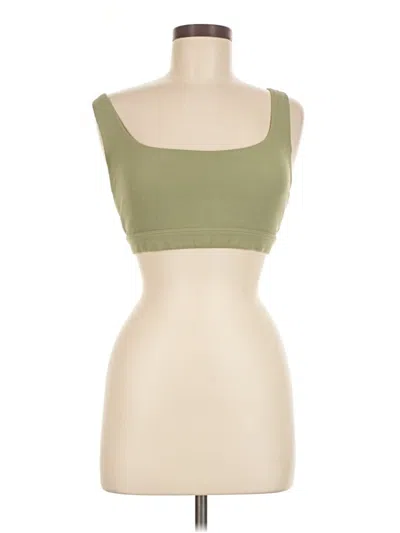 Pre-owned Athleta Tube Top Green Strapless Neckline Tops