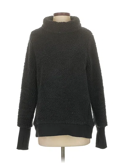 Pre-owned Athleta Turtleneck Sweater In Black