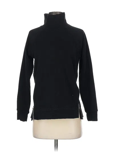 Pre-owned Athleta Turtleneck Sweater In Black