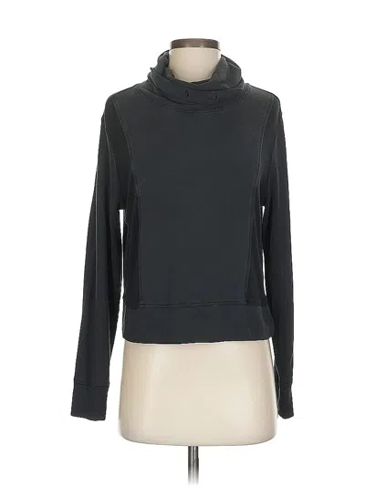 Pre-owned Athleta Turtleneck Sweater In Black