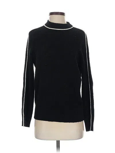 Pre-owned Athleta Turtleneck Sweater In Black
