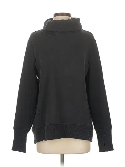 Pre-owned Athleta Turtleneck Sweater In Black