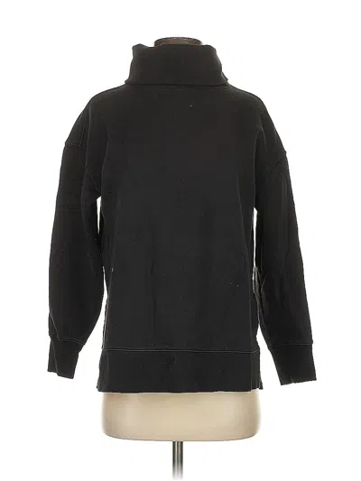 Pre-owned Athleta Turtleneck Sweater In Black