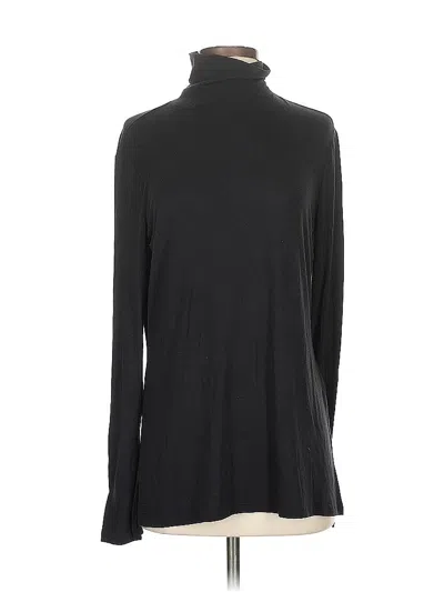 Pre-owned Athleta Turtleneck Sweater In Black