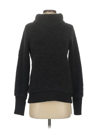 Pre-owned Athleta Turtleneck Sweater In Black