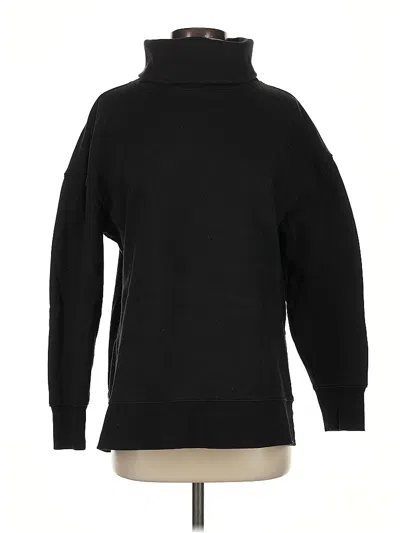 Pre-owned Athleta Turtleneck Sweater In Black