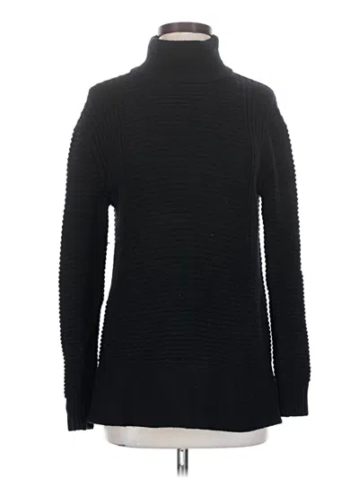 Pre-owned Athleta Turtleneck Sweater In Black