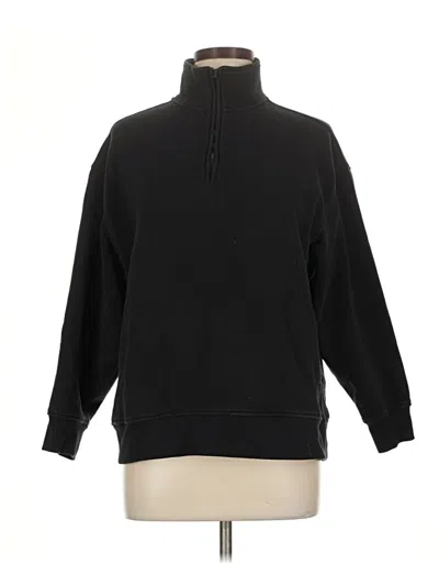 Pre-owned Athleta Turtleneck Sweater In Black