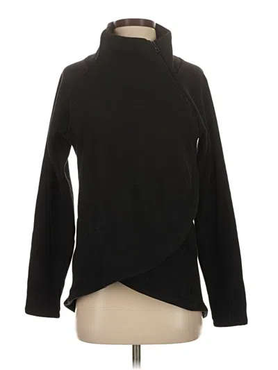 Pre-owned Athleta Turtleneck Sweater In Black