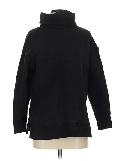 Pre-owned Athleta Turtleneck Sweater In Black