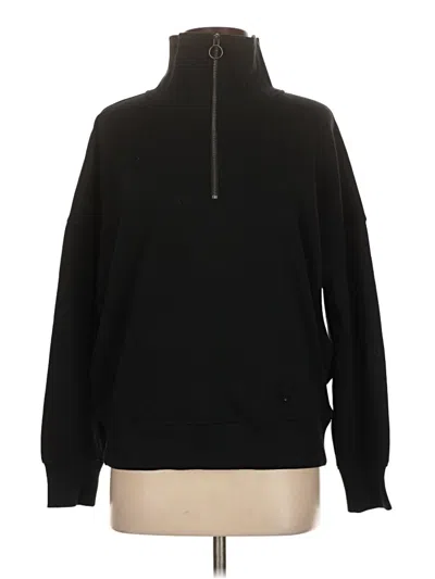 Pre-owned Athleta Turtleneck Sweater In Black